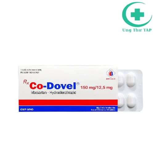 Co-Dovel 150mg/12,5mg Domesco - Điều trị tăng huyết áp